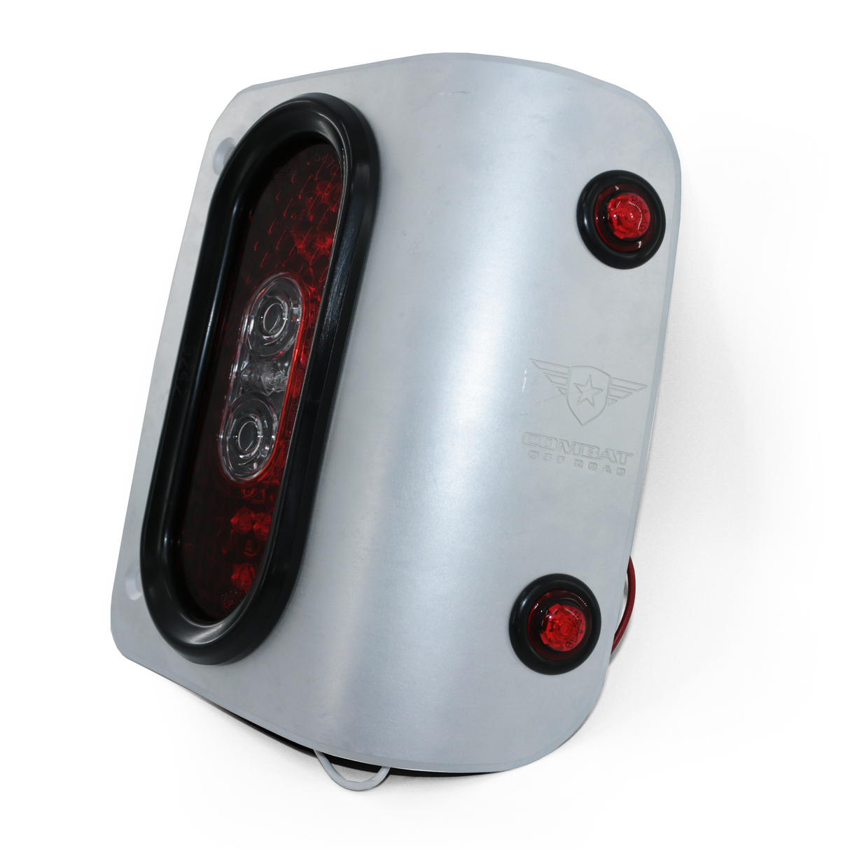 Jeep JL/JLU Wrangler Off Road LED Tail Light Kit - Raw Aluminum
