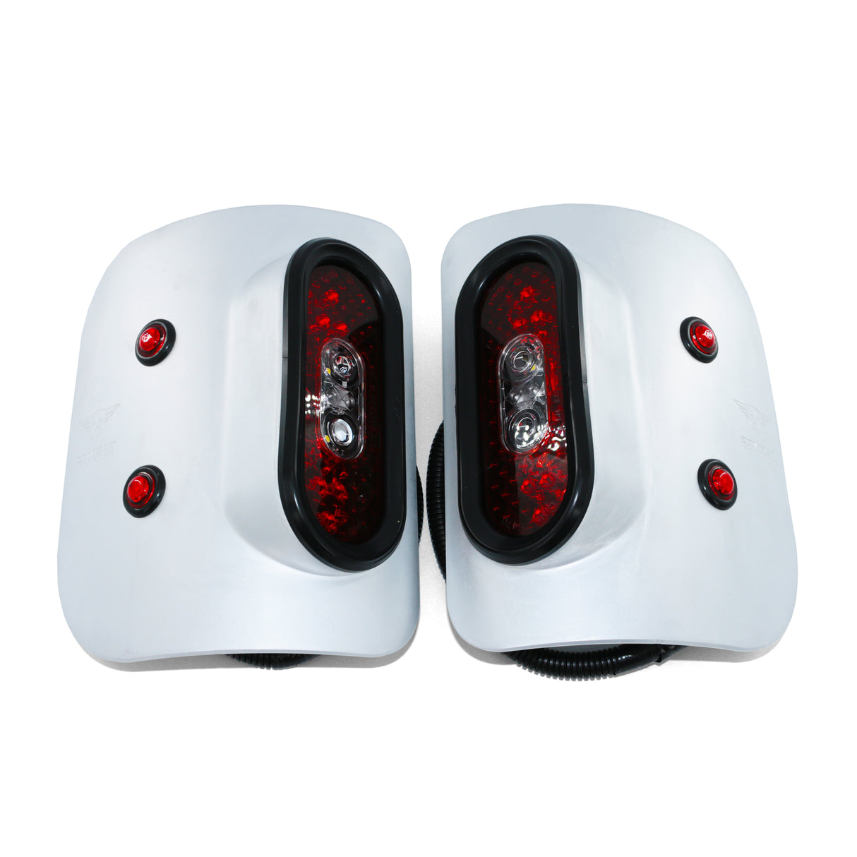 Jeep JT Gladiator Off Road LED Tail Light Kit - Raw Aluminum