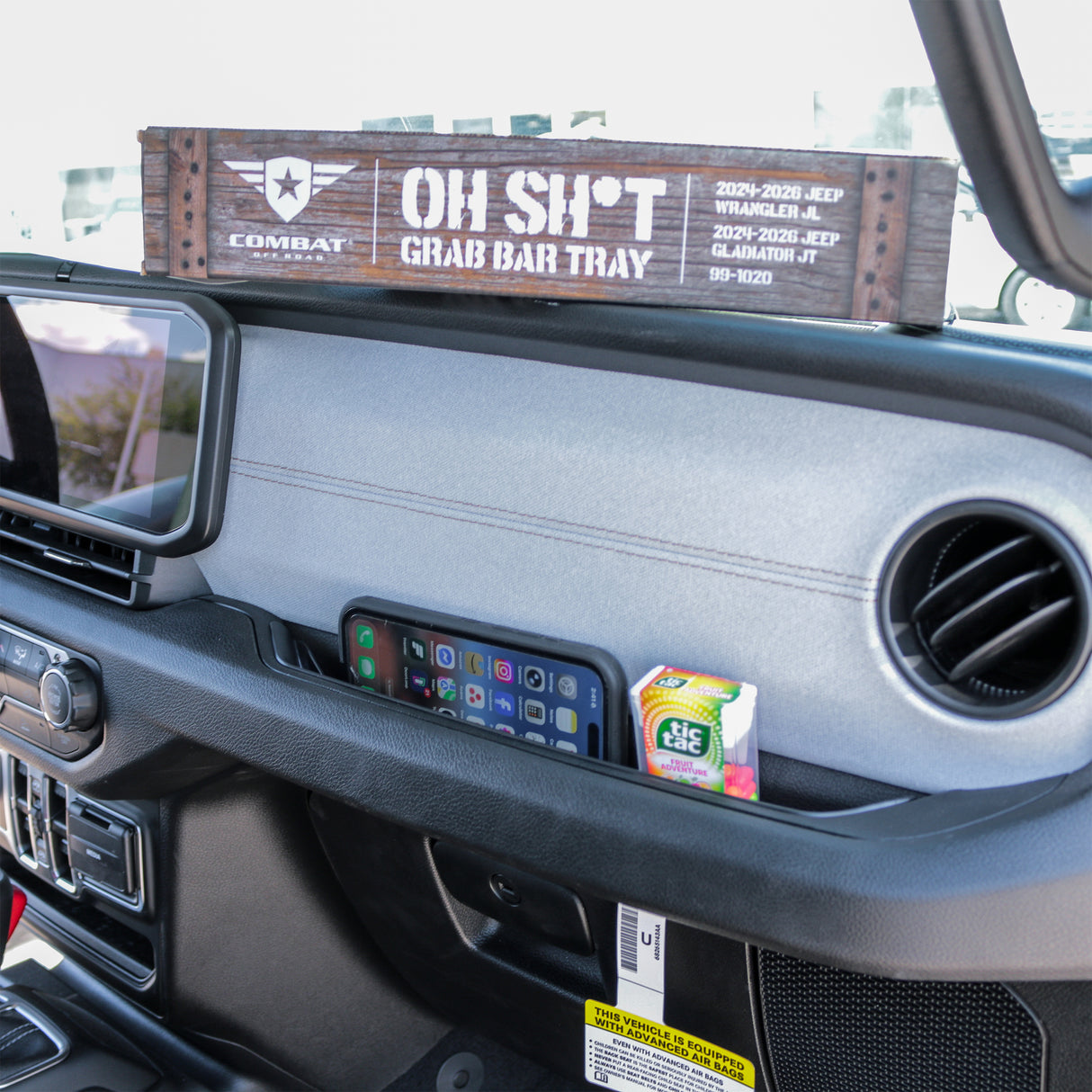 Jeep JK/JL/JT Glove Box Handle Storage Tray
