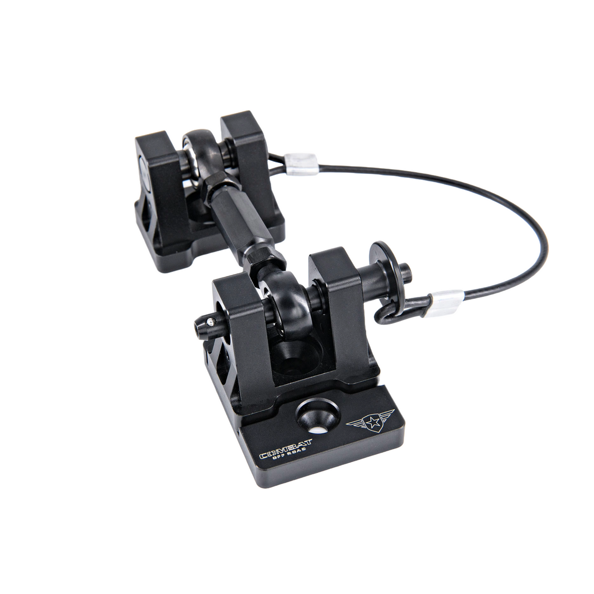 JK/JL/JT Billet Aluminum Hood Latch Set - Black Out Series