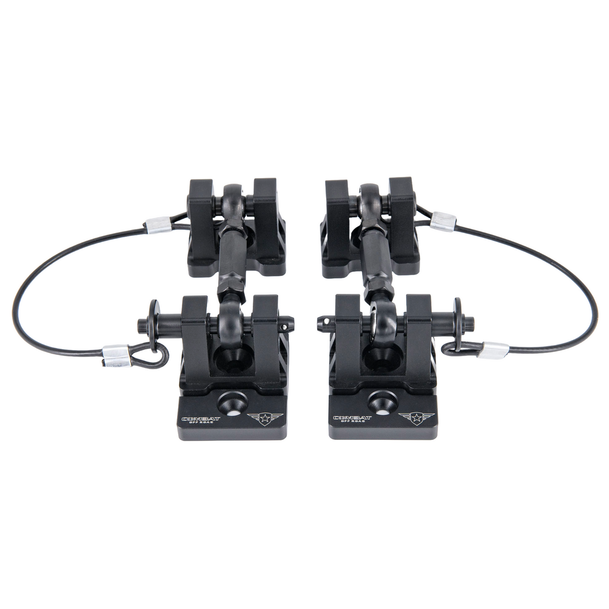 JK/JL/JT Billet Aluminum Hood Latch Set - Black Out Series