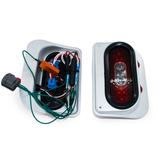 Jeep JK/JKU Wrangler Off Road LED Tail Light Kit - Raw Aluminum