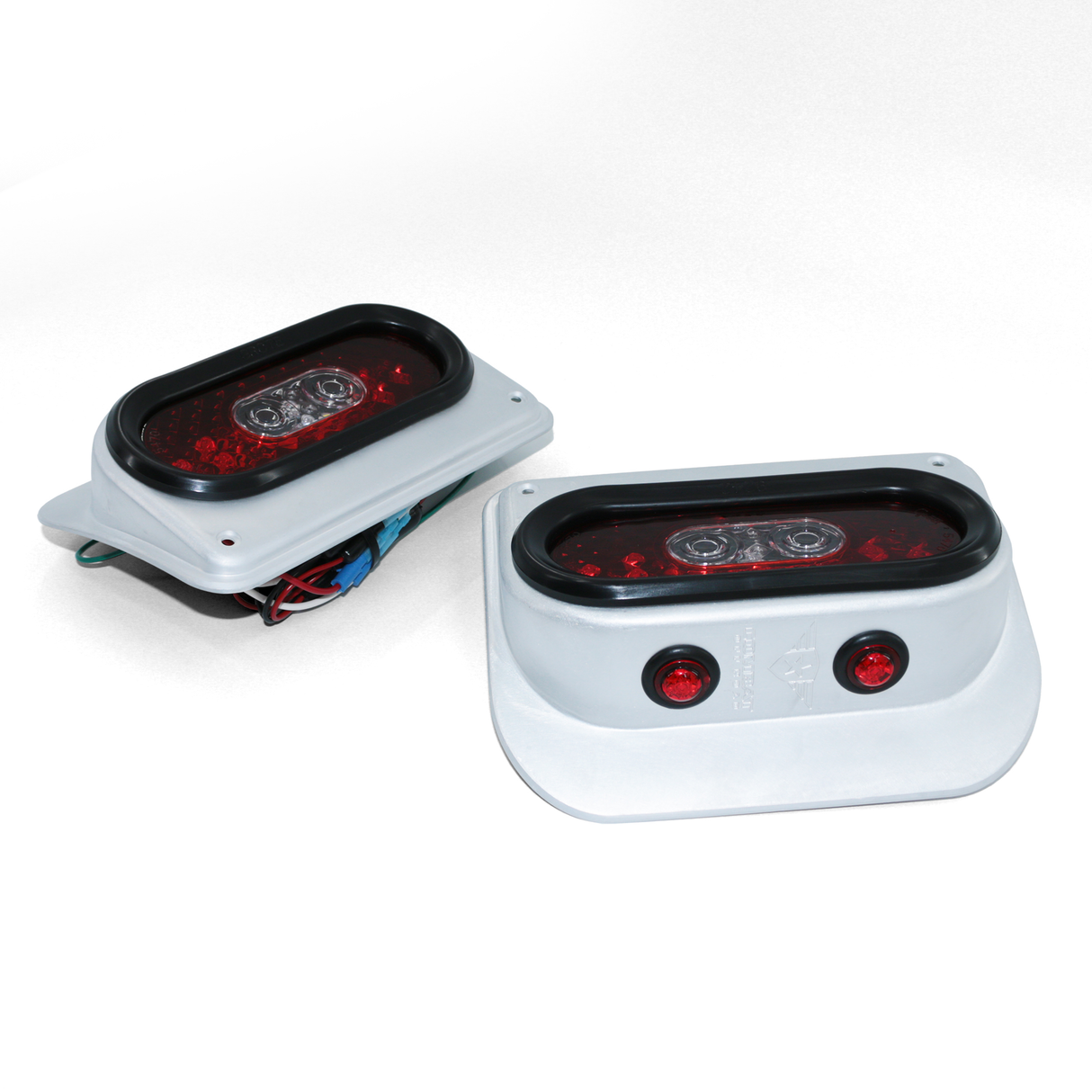 Jeep JK/JKU Wrangler Off Road LED Tail Light Kit - Raw Aluminum