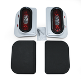 Jeep JK/JKU Wrangler Off Road LED Tail Light Kit - Raw Aluminum