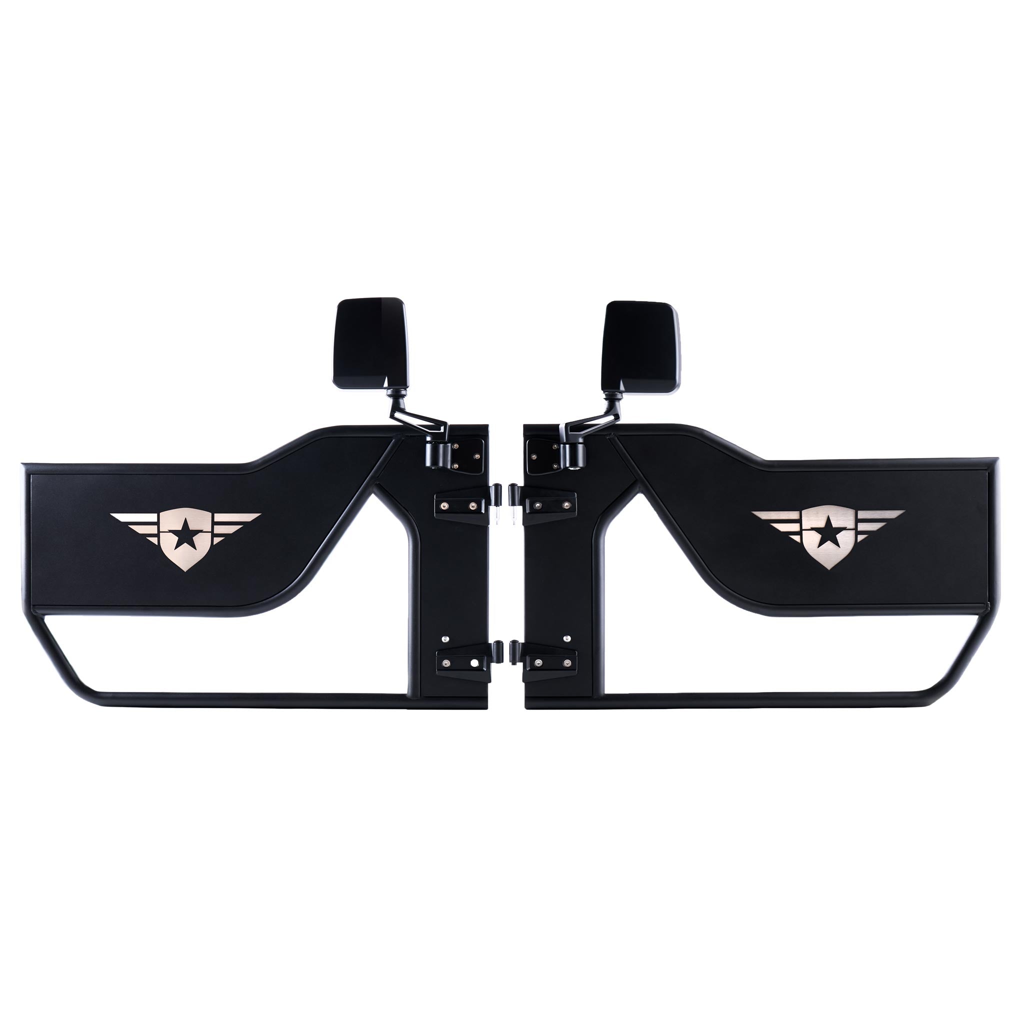 JEEP★UNISEX_Functional Half Sleeves_2色 Jeep Wrangler JL JL4D Tactical Flag Distressed SPIDERWEBSHADE
