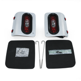 Jeep JL/JLU Wrangler Off Road LED Tail Light Kit - Raw Aluminum