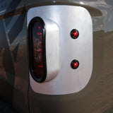 Jeep JT Gladiator Off Road LED Tail Light Kit - Raw Aluminum