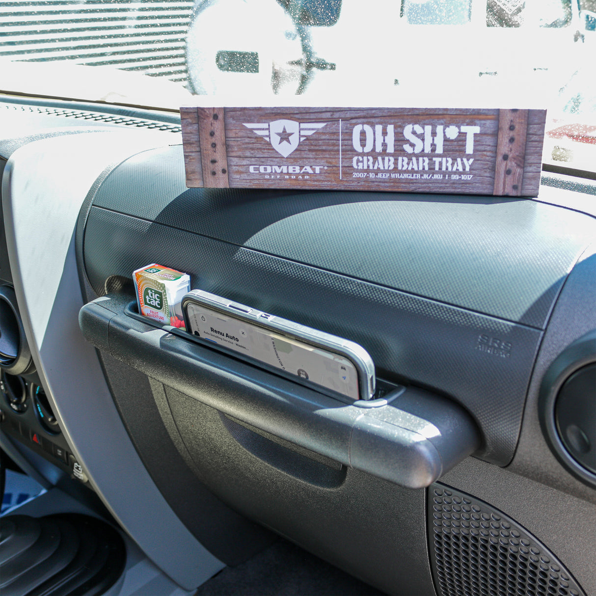 Jeep JK/JL/JT Glove Box Handle Storage Tray