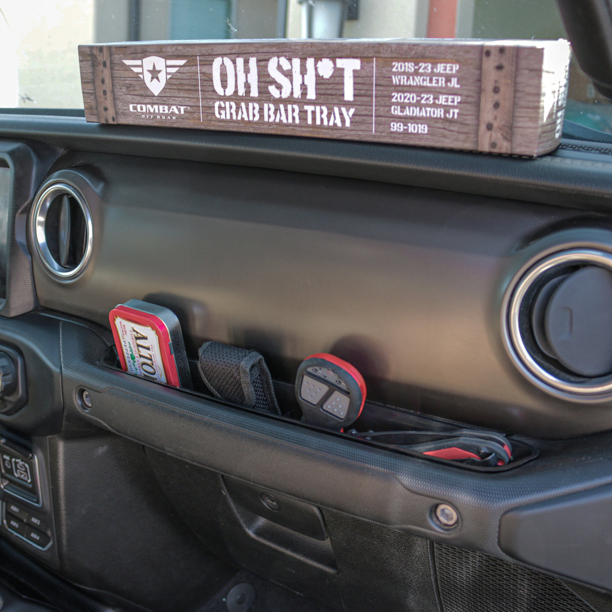 Jeep JK/JL/JT Glove Box Handle Storage Tray