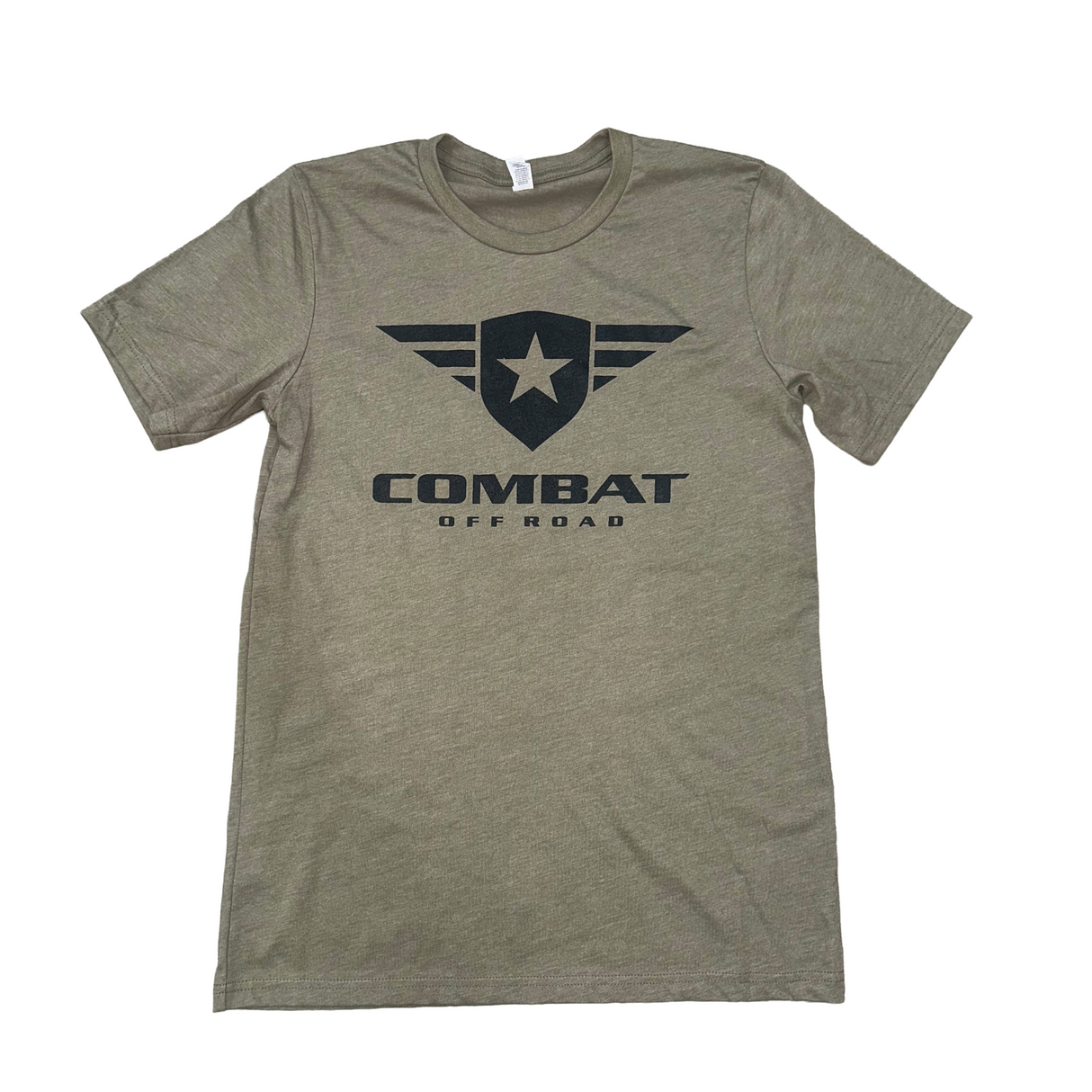 Combat Off Road T-Shirt - Pinup Model - Olive