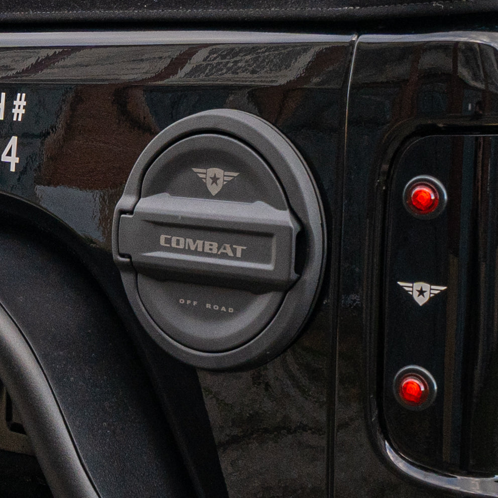 Jeep JL/JLU Wrangler Fuel Door Cover – Combat Off Road